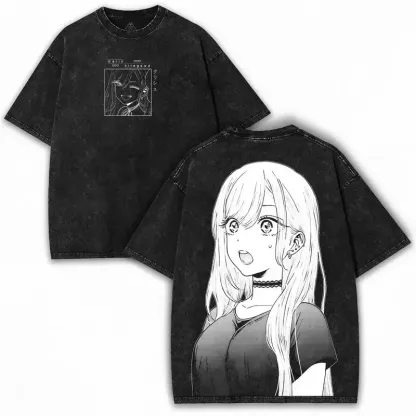 My Dress-Up Darling Kitagawa Marin Printed Unisex Washed T-Shirt