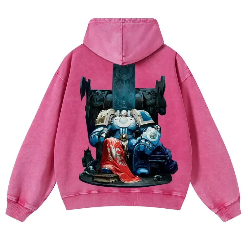 Warhammer 40k Vintage Unisex Washed Hoodies 