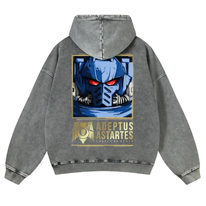 Warhammer 40k Vintage Unisex Washed Hoodies 