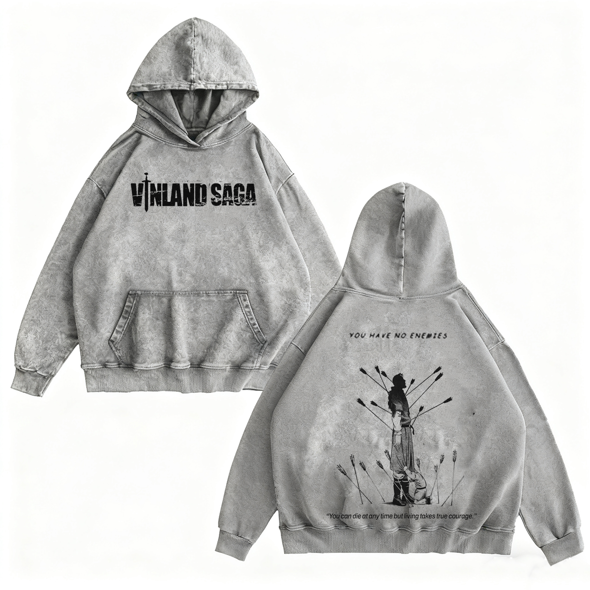 Vinland Saga Vintage Washed Crewneck/Hoodie