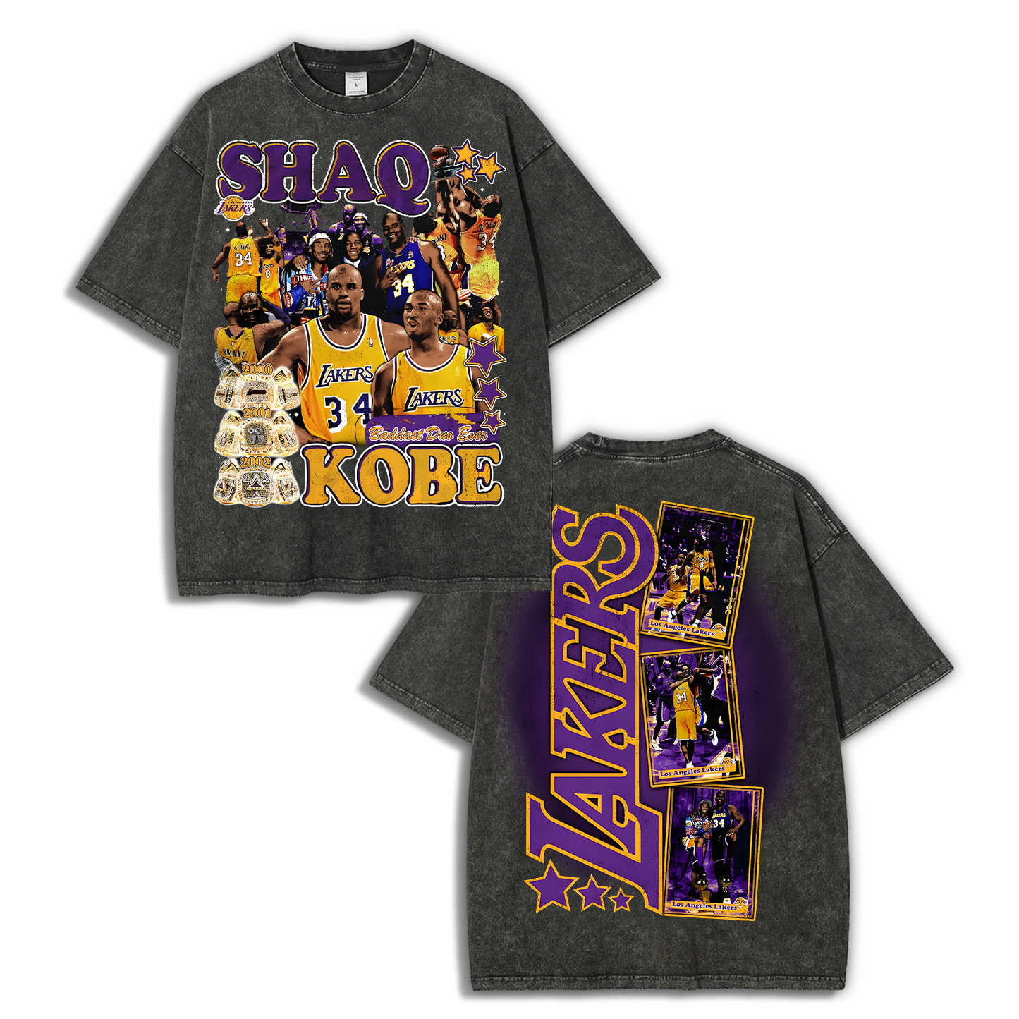 Unisex Fit Washed Kobe T-Shirt 2504014031