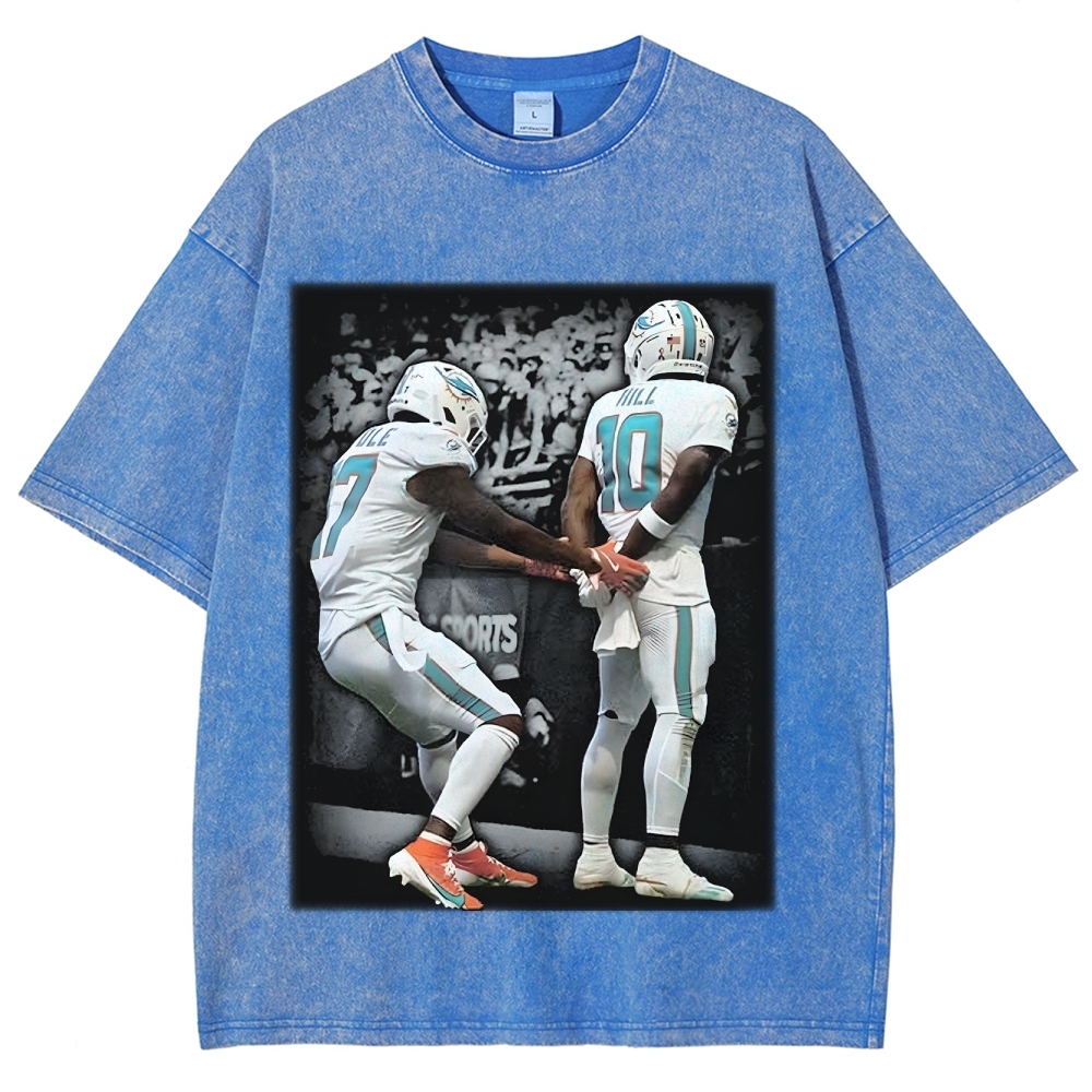 Vintage Style Unisex-Adult Cotton TYREEK HILL TEE 2.0