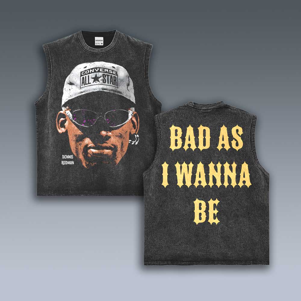 VINTAGE TANK TOP | DENNIS RODMAN BAD AS I WANNA BE