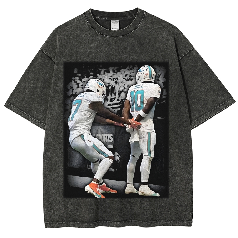 Vintage Style Unisex-Adult Cotton TYREEK HILL TEE 2.0