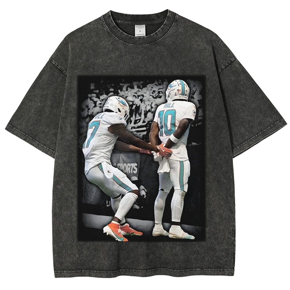 Vintage Style Unisex-Adult Cotton TYREEK HILL TEE 2.0