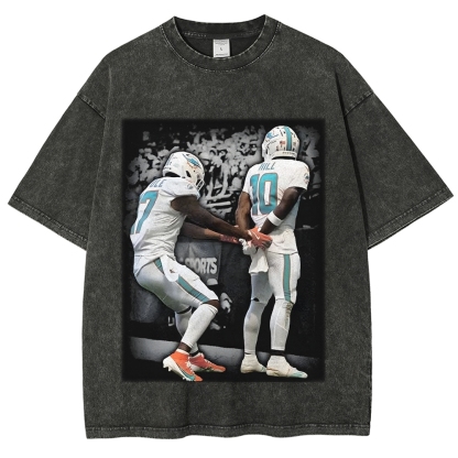Vintage Style Unisex-Adult Cotton TYREEK HILL TEE 2.0