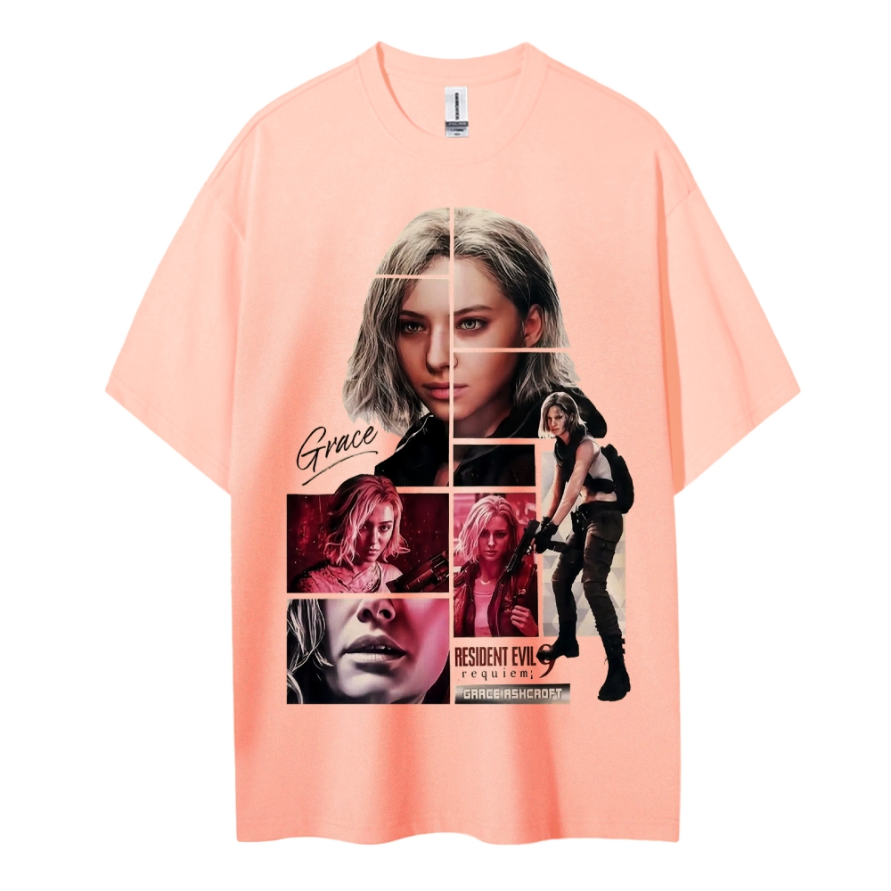 Resident Evil Printed Oversized Unisex Cotton T-shirt