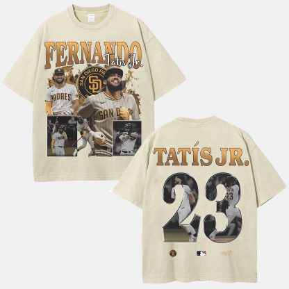 Unisex Fit Washed T-Shirt FERNANDO TATIS JR. TEE
