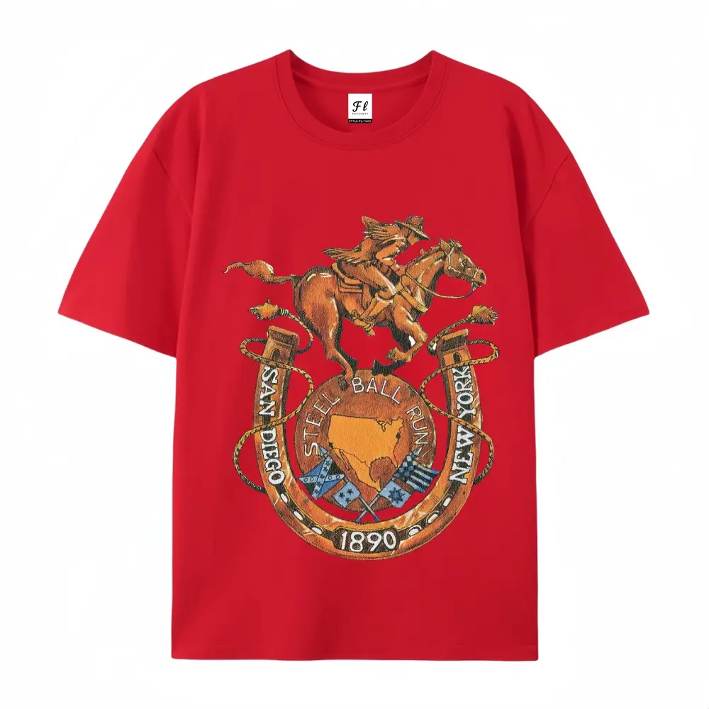 JoJo's Bizarre Adventure  Printed Unisex Cotton T-Shirt