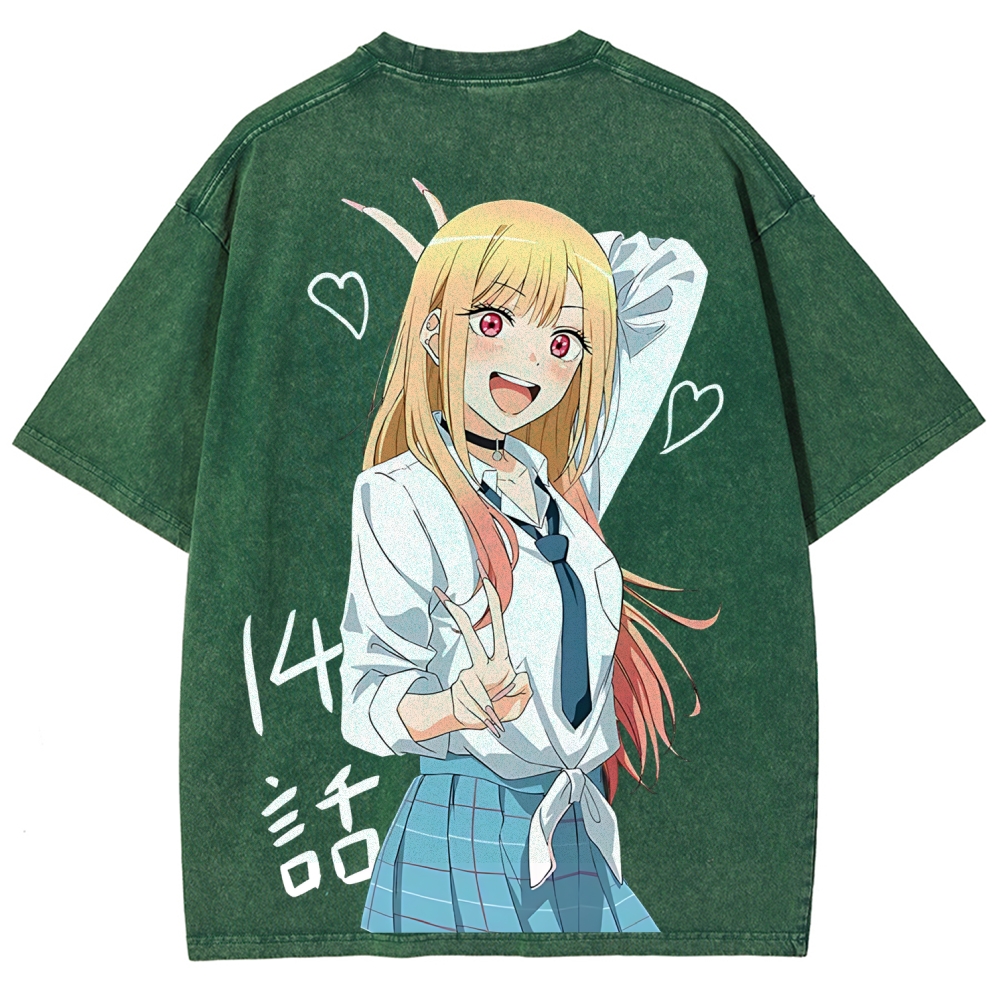My Dress-Up Darling Marin Kitagawa Vintage Unisex Washed T-Shirt