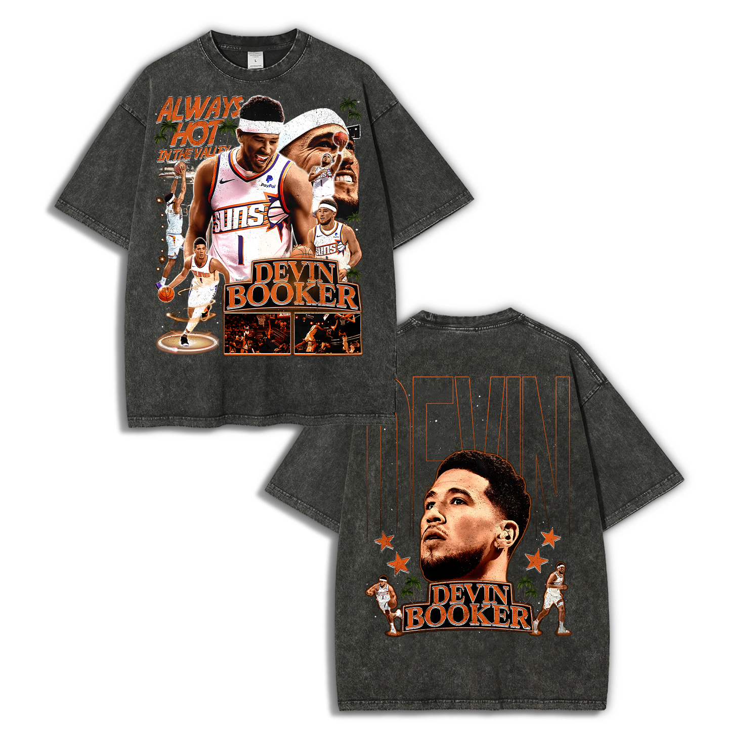 Devin Booker Tee  Unisex Fit Washed T-Shirt 