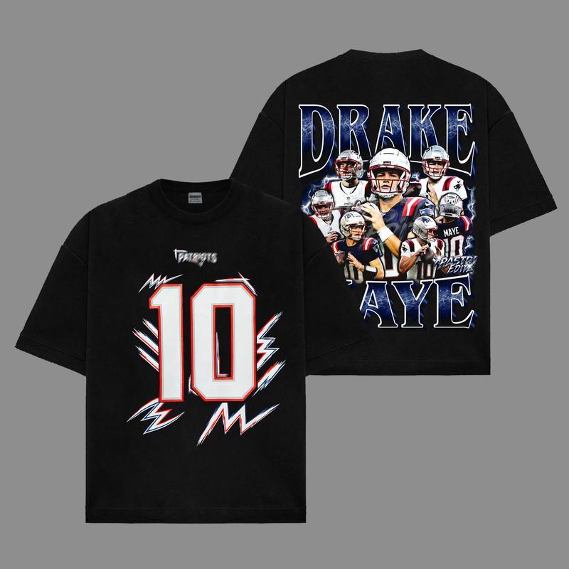 Drake Maye Cotton T-Shirt 