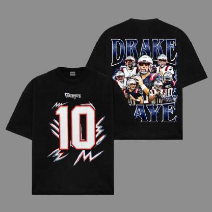Drake Maye Cotton T-Shirt 