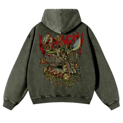Warhammer 40k Vintage Unisex Washed Hoodies 