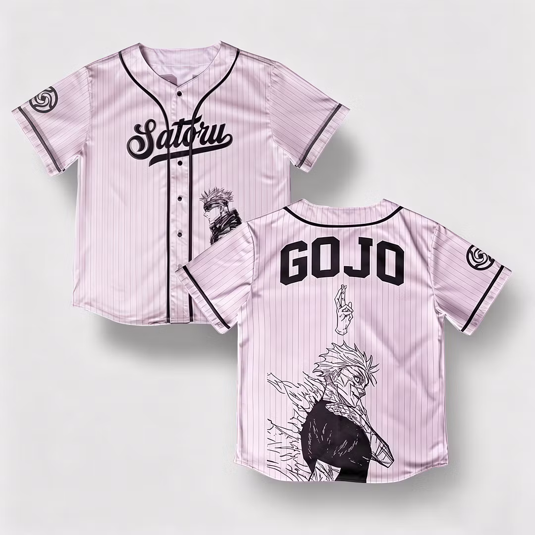 Gojo Satoru Jujutsu Kaisen Baseball Jersey