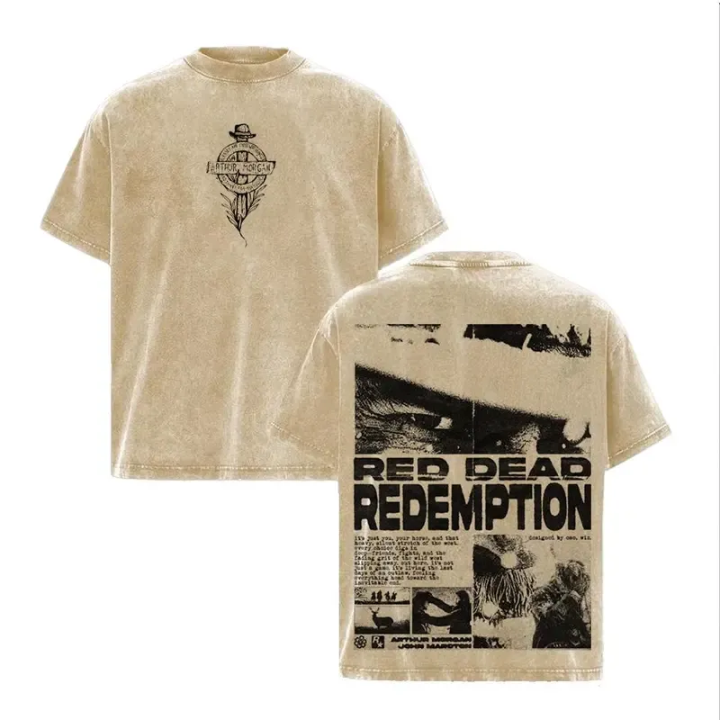 Red Dead Vintage Unisex Washed T-Shirt