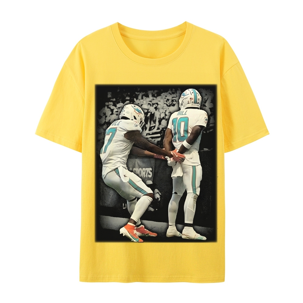 Vintage Style Unisex-Adult Cotton TYREEK HILL TEE 2.0