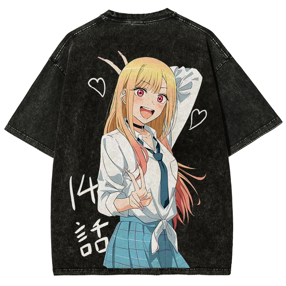 My Dress-Up Darling Marin Kitagawa Vintage Unisex Washed T-Shirt
