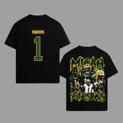 Micah Parsons | Casual Washed Tee & Hoodie & Sweatshirt