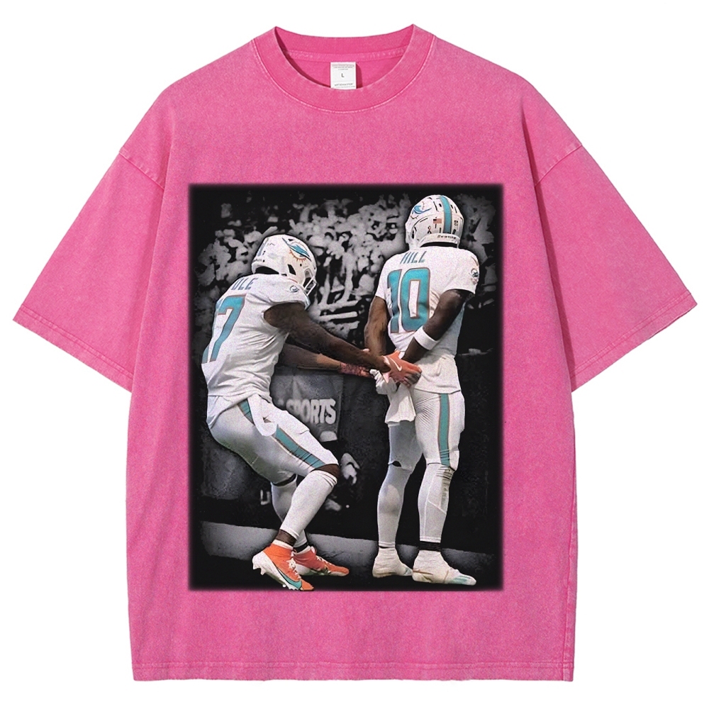 Vintage Style Unisex-Adult Cotton TYREEK HILL TEE 2.0