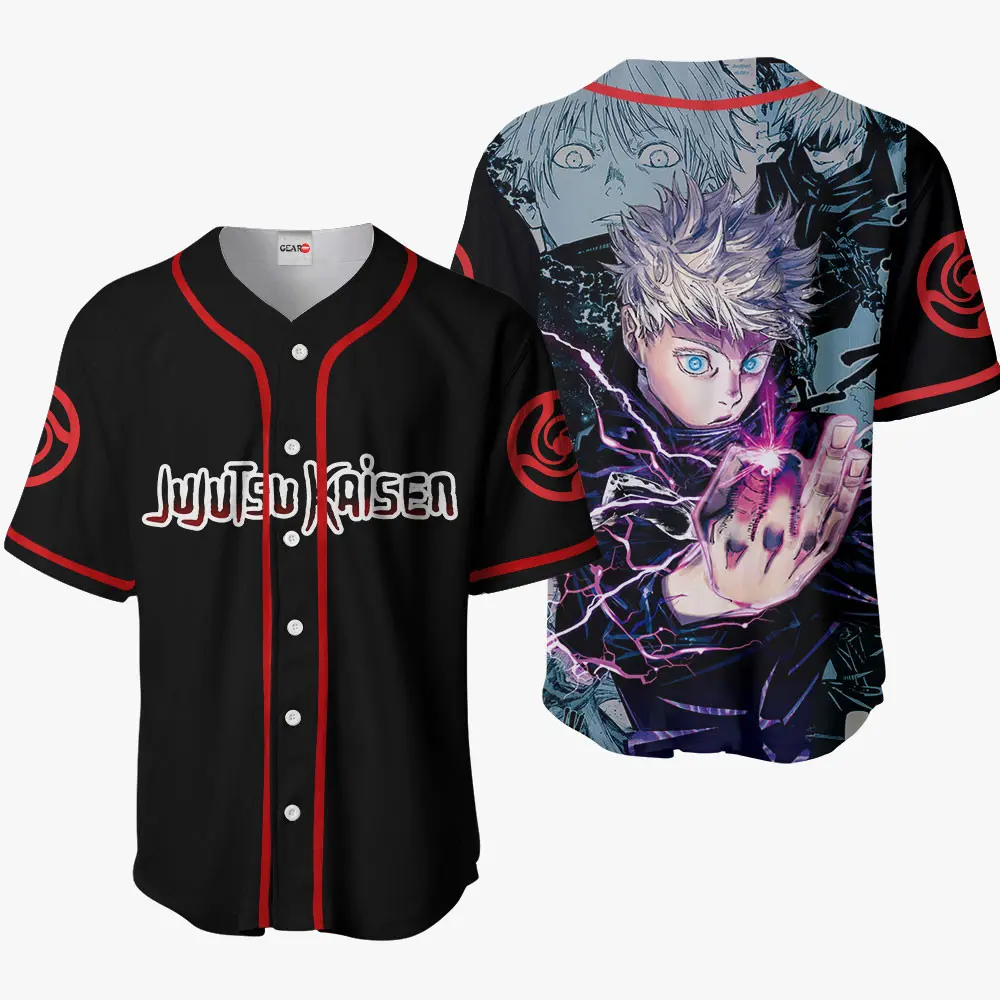 Satoru Gojo Anime Jujutsu Kaisen Baseball Jersey