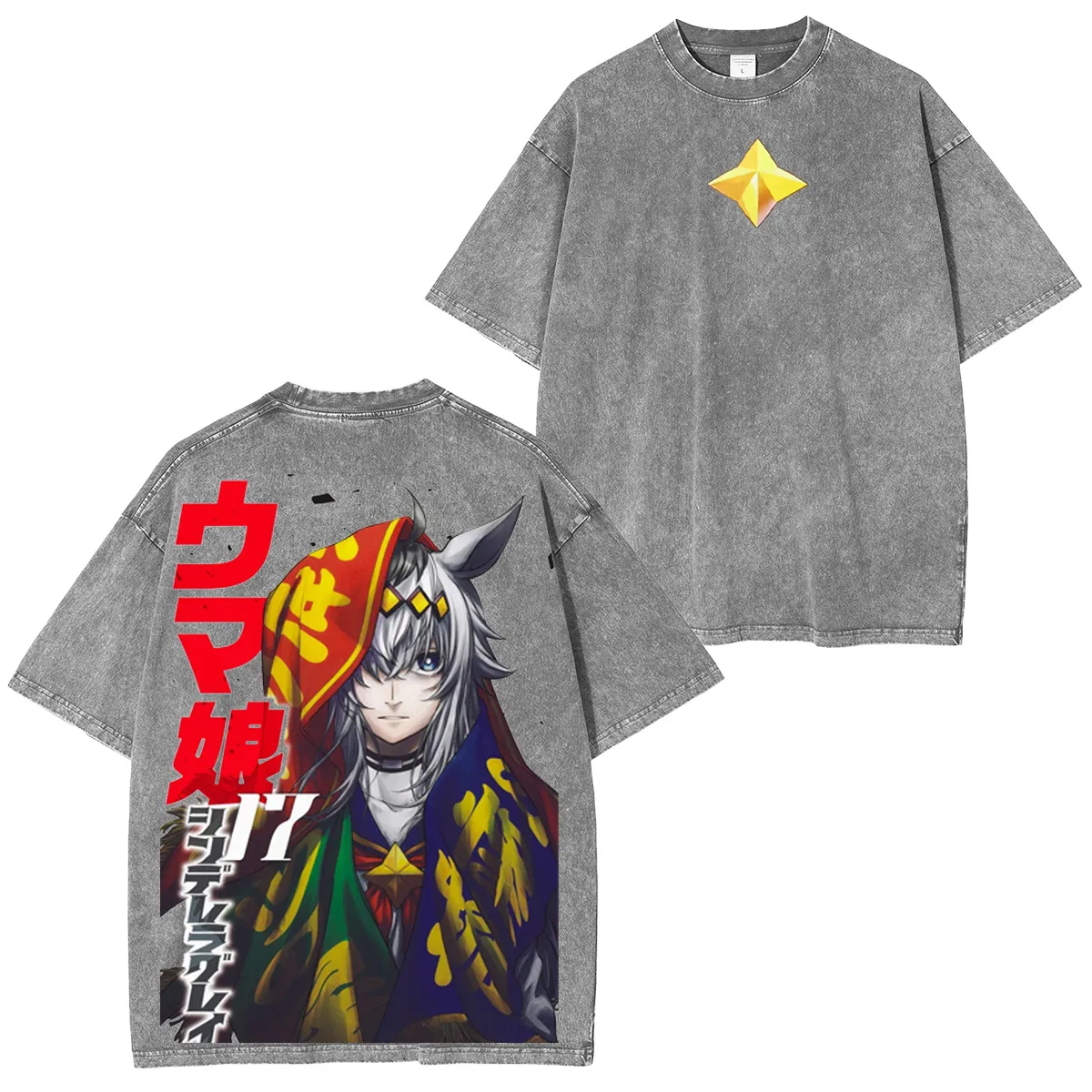 Uma Musume Vintage Unisex Washed T-Shirt
