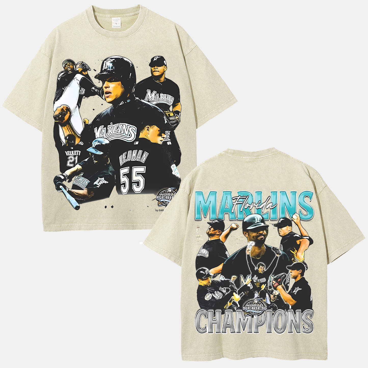 2003 WORLD SERIES CHAMPS  MARLINS TEE