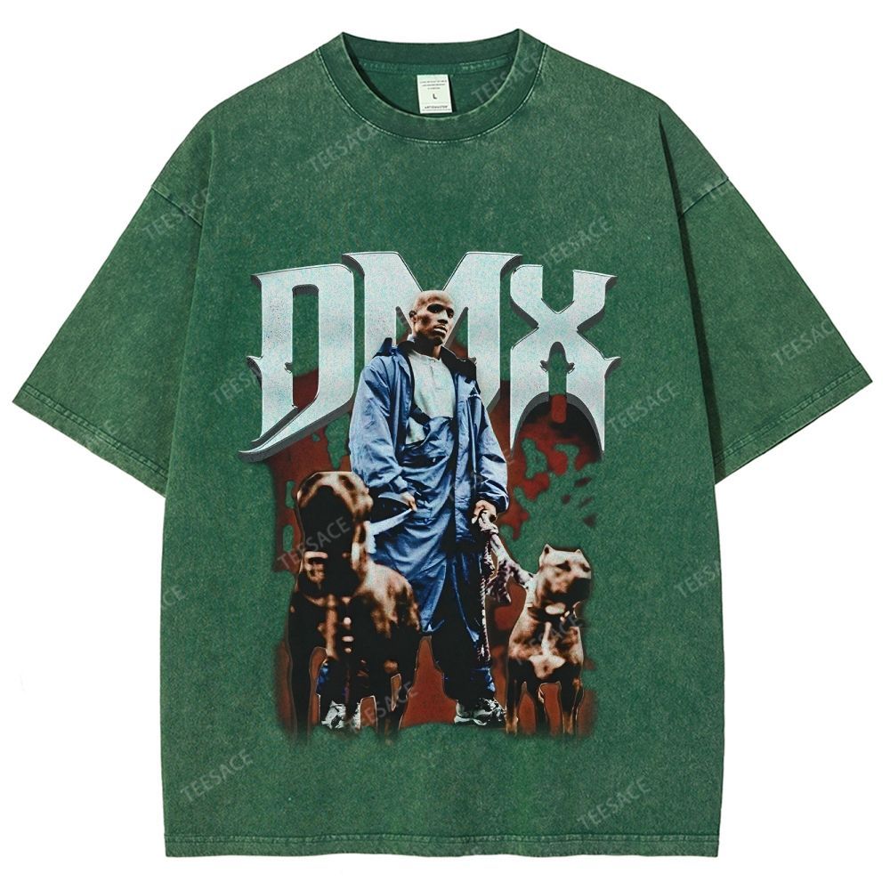 Unisex-Adult Ultra Cotton Washed T-Shirt Graphic  DMX TEE