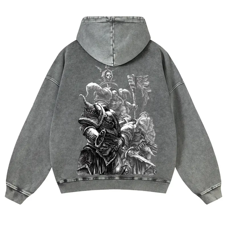 Warhammer 40k Vintage Unisex Washed Hoodies 