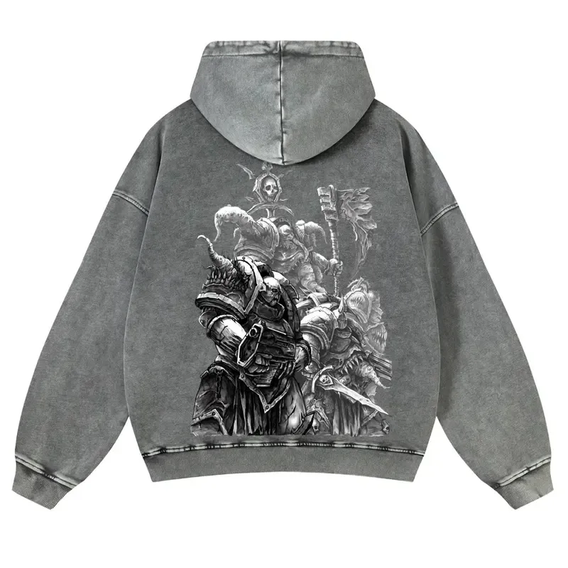 Warhammer 40k Vintage Unisex Washed Hoodies 