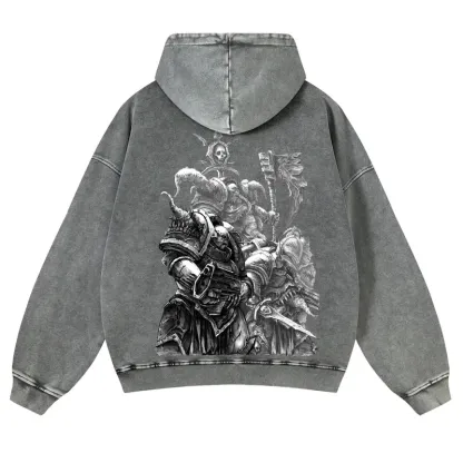 Warhammer 40k Vintage Unisex Washed Hoodies 