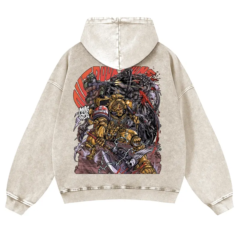 Warhammer 40k Vintage Unisex Washed Hoodies 