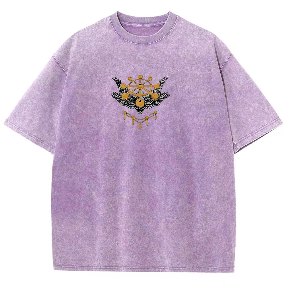 Jujutsu Kaisen Mahoraga Printed Unisex Washed T-Shirt