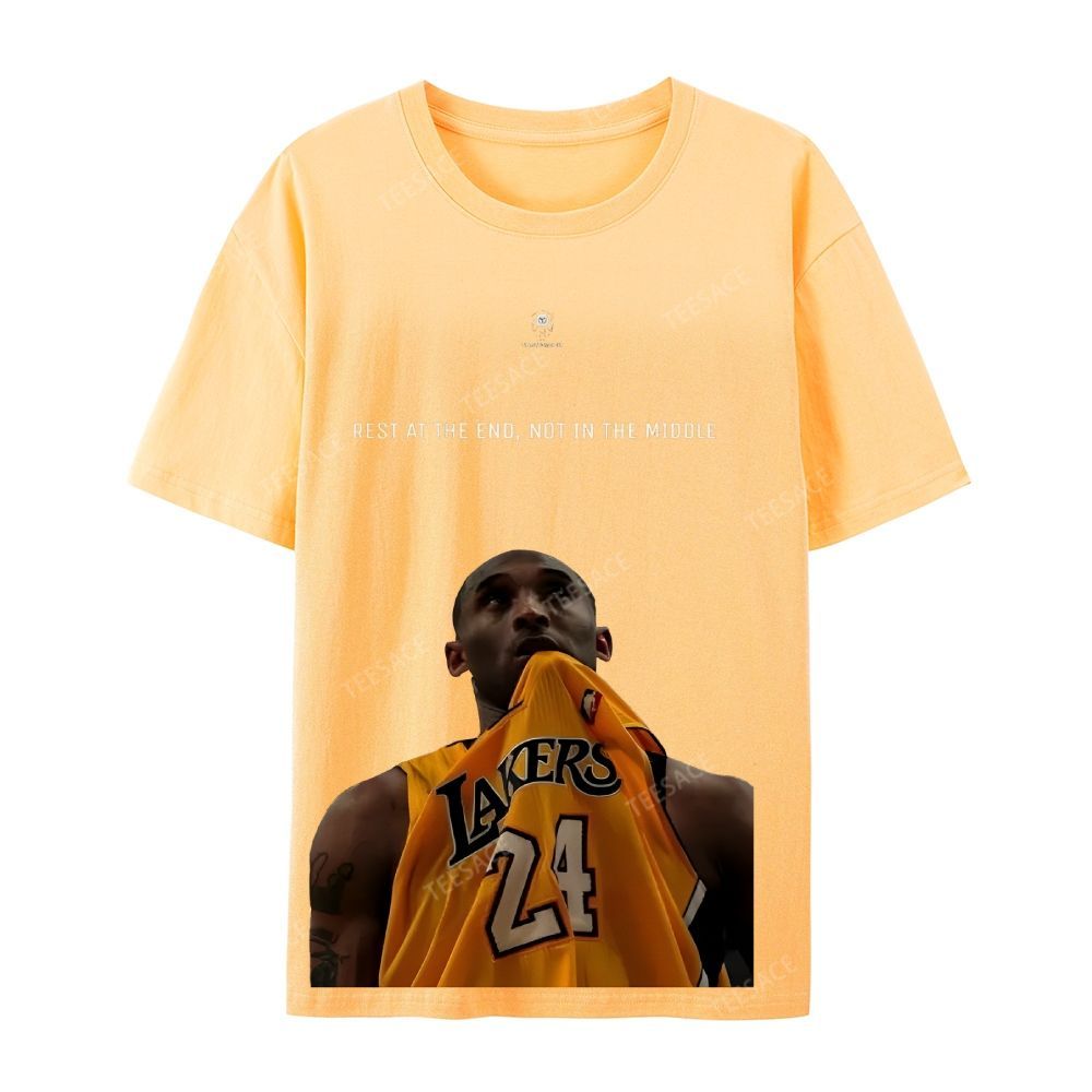 KOBE Vintage Tee Unisex-Adult Oversized Washed Cotton T-Shirt 