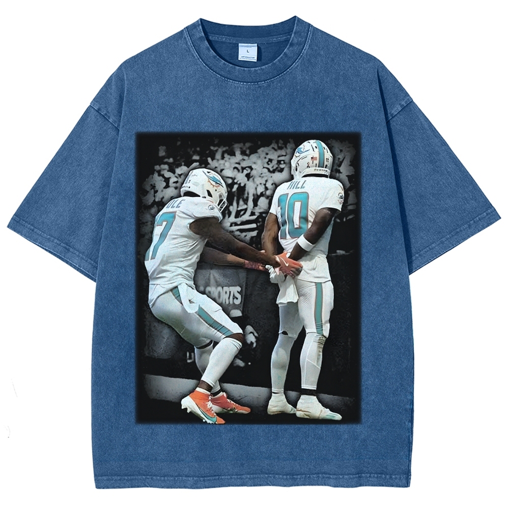 Vintage Style Unisex-Adult Cotton TYREEK HILL TEE 2.0