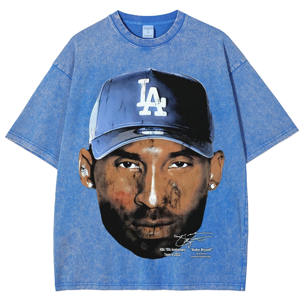 Vintage Style Unisex-Adult Cotton KOBE-VINTAGE-TEE