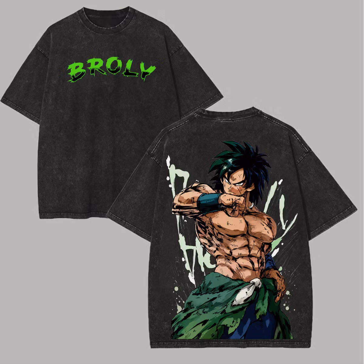 Broly Dragon Ball Vintage Unisex Washed T-Shirt