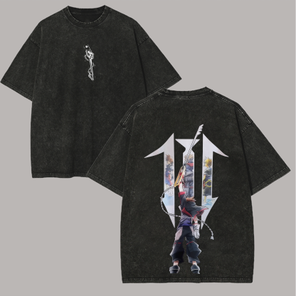 Kingdom Hearts Sora Printed Unisex Washed T-Shirt