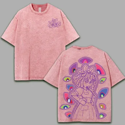 Ragatha The Amazing Digital Circus Printed Unisex Washed T-Shirt 