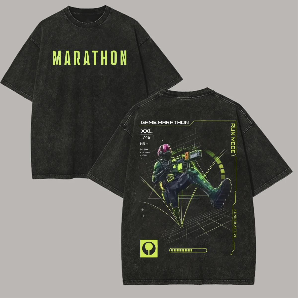 Marathon Unisex Washed T-Shirt