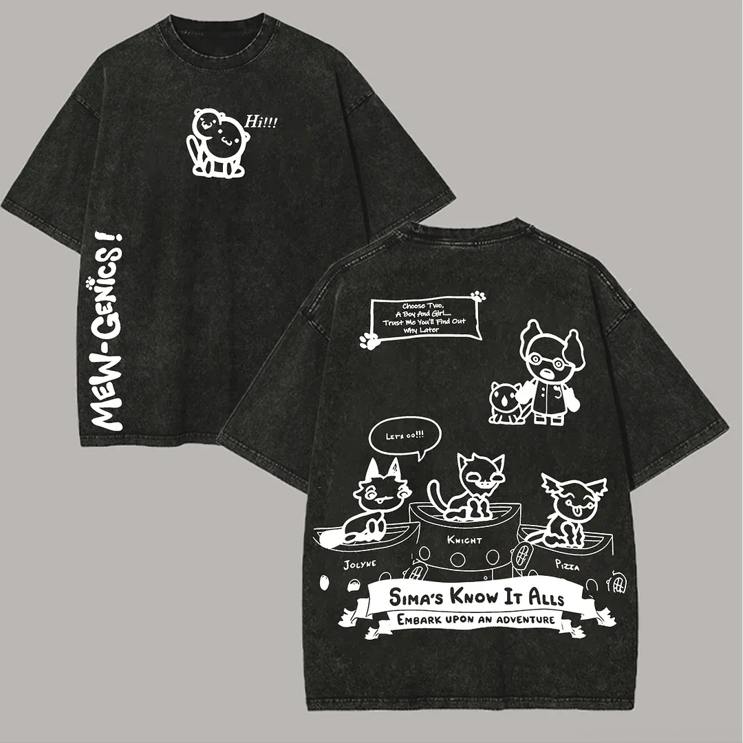 Mewgenics Vintage Unisex Washed T-Shirt