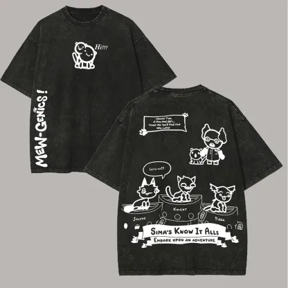 Mewgenics Vintage Unisex Washed T-Shirt