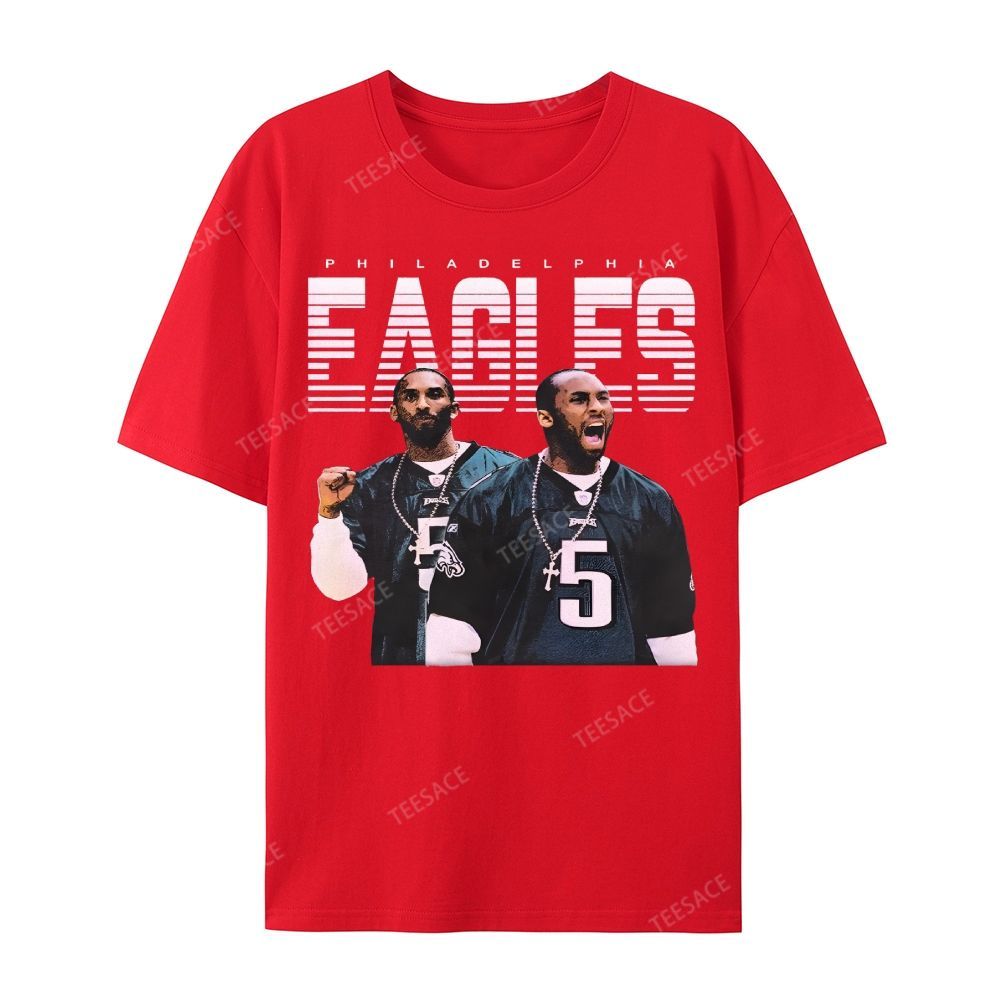 VINTAGE Unisex-Adult TEE | EAGLES KOBE Classic Washed Denim