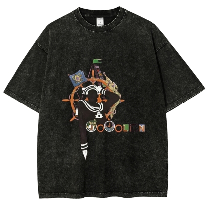 Josuke Higashikata JoJo's Bizarre Adventure  Printed Unisex Washed T-Shirt