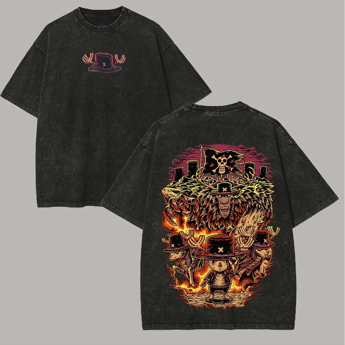 Tony Tony Chopper One Piece Unisex Washed T-Shirt