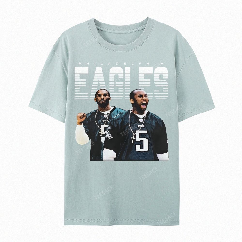 VINTAGE Unisex-Adult TEE | EAGLES KOBE Classic Washed Denim