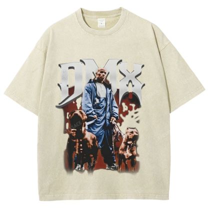 Unisex-Adult Ultra Cotton Washed T-Shirt Graphic  DMX TEE