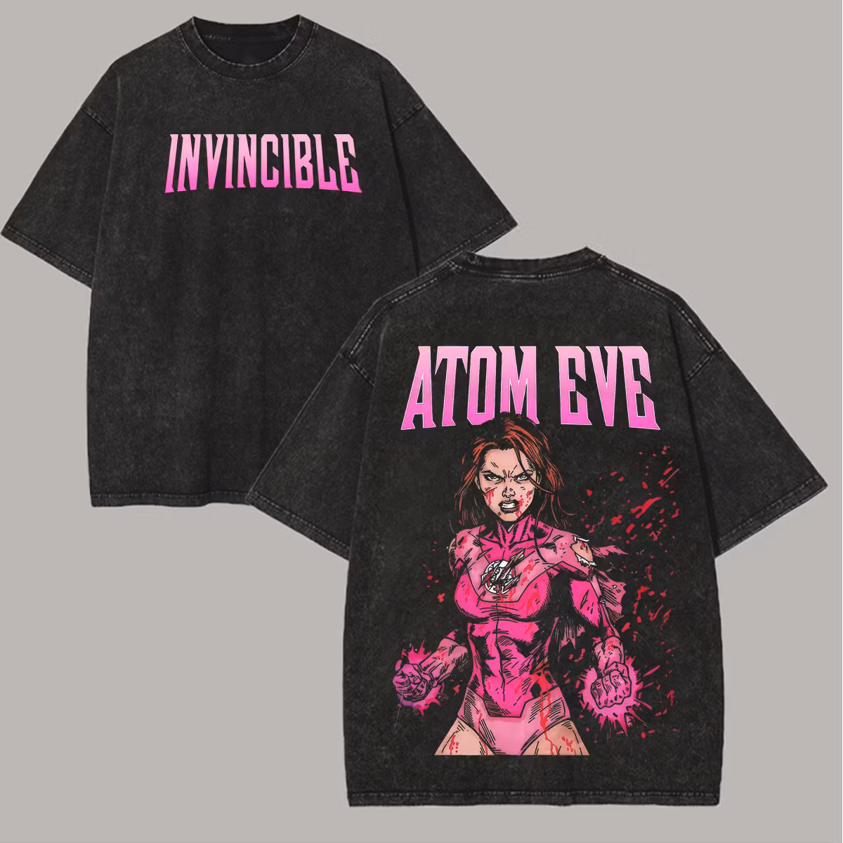 Invincible Vintage Unisex Washed T-Shirt