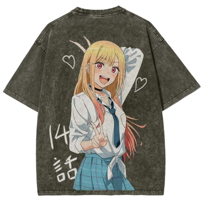 My Dress-Up Darling Marin Kitagawa Vintage Unisex Washed T-Shirt