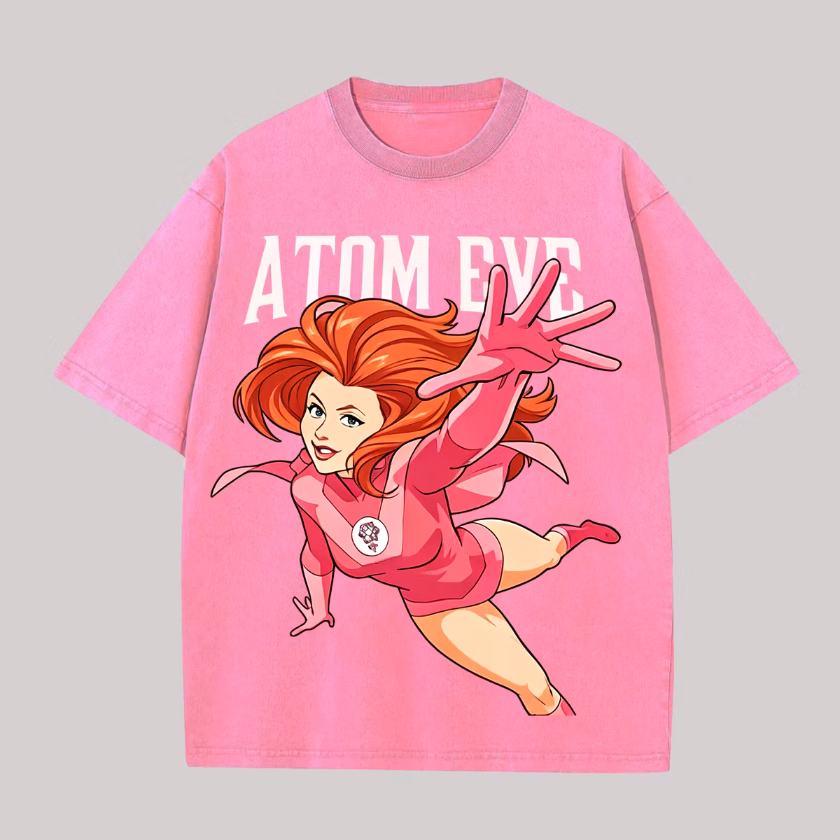 Atom Eve Invincible Vintage Unisex Washed T-Shirt